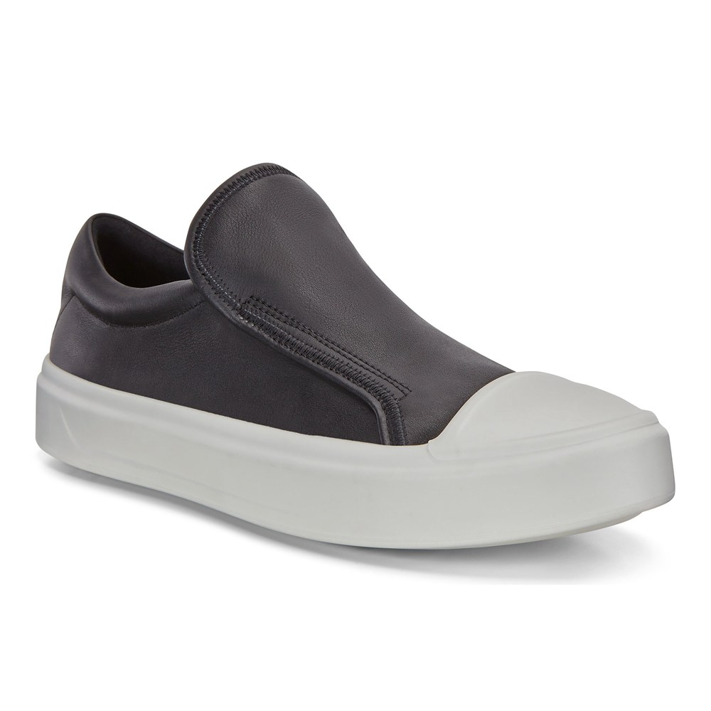 Slip On Mujer - ECCO Flexure T-Cap Sneakers - Negros - MUH196824